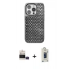 MARSİLYAN™- iPhone 14 Pro Max Kılıf Siluet Form Serisi - Siyah Bilvis Hayalet Cam Ekran Koruyucu + Bilvis Titan Kamera Lens - SH
