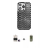 MARSİLYAN™- iPhone 14 Pro Max Kılıf Siluet Form Serisi - Siyah Joko Magic 5D Hayalet Cam + Bilvis Titan Kamera Lens - GD