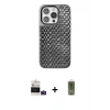 MARSİLYAN™- iPhone 14 Pro Max Kılıf Siluet Form Serisi - Siyah Joko Magic 5D Hayalet Cam + Bilvis Titan Kamera Lens - DNMR
