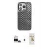 MARSİLYAN™- iPhone 14 Pro Max Kılıf Siluet Form Serisi - Siyah Mat Seramik Nano Ekran Koruyucu + Bilvis Titan Kamera Lens - GD