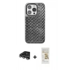 MARSİLYAN™- iPhone 14 Pro Max Kılıf Siluet Form Serisi - Siyah Mat Seramik Nano Ekran Koruyucu + Raze Metal Kamera Lens - GS