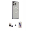 MARSİLYAN™- iPhone 14 Pro Max Kılıf Siluet Işık Koleksiyonu - Siyah Joko 5D Cam + Bilvis Titan Kamera Lens - SH