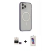 MARSİLYAN™- iPhone 14 Pro Max Kılıf Siluet Işık Koleksiyonu - Siyah Joko 5D Cam + Bilvis Titan Kamera Lens - GD
