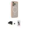 MARSİLYAN™- iPhone 14 Pro Max Kılıf Siluet Işık Koleksiyonu - Siyah Joko 5D Cam + Raze Metal Kamera Lens - GD