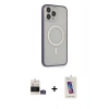 MARSİLYAN™- iPhone 14 Pro Max Kılıf Siluet Işık Koleksiyonu - Siyah Joko 5D Cam + Bilvis Titan Kamera Lens - GS