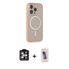 MARSİLYAN™- iPhone 14 Pro Max Kılıf Siluet Işık Koleksiyonu - Siyah Joko 5D Cam + PVD Metal Kamera Lens - TU