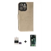 MARSİLYAN™- iPhone 14 Pro Max Kılıf Siluet Işık Serisi - Şeffaf 360 Full Body Arka Koruyucu + Bilvis Titan Kamera Lens - GD