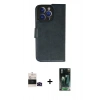 MARSİLYAN™- iPhone 14 Pro Max Kılıf Siluet Işık Serisi - Şeffaf 360 Full Body Arka Koruyucu + Bilvis Titan Kamera Lens - SH
