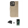 MARSİLYAN™- iPhone 14 Pro Max Kılıf Siluet Işık Serisi - Şeffaf 360 Full Body Arka Koruyucu + Raze Metal Kamera Lens - GS