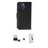 MARSİLYAN™- iPhone 14 Pro Max Kılıf Siluet Işık Serisi - Şeffaf Pasifik Cam Ekran Koruyucu + Bilvis Titan Kamera Lens - DNMR