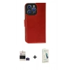 MARSİLYAN™- iPhone 14 Pro Max Kılıf Siluet Işık Serisi - Şeffaf Pasifik Cam Ekran Koruyucu + Bilvis Titan Kamera Lens - DNMR