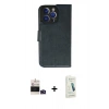 MARSİLYAN™- iPhone 14 Pro Max Kılıf Siluet Işık Serisi - Şeffaf Pasifik Cam Ekran Koruyucu + Bilvis Titan Kamera Lens - DNMR