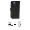 MARSİLYAN™- iPhone 14 Pro Max Kılıf Siluet Işık Serisi - Şeffaf Pasifik Cam Ekran Koruyucu + Bilvis Titan Kamera Lens - GD