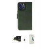 MARSİLYAN™- iPhone 14 Pro Max Kılıf Siluet Işık Serisi - Şeffaf Pasifik Cam Ekran Koruyucu + Raze Metal Kamera Lens - GD