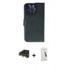 MARSİLYAN™- iPhone 14 Pro Max Kılıf Siluet Işık Serisi - Şeffaf Pasifik Cam Ekran Koruyucu + Raze Metal Kamera Lens - GD