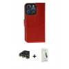 MARSİLYAN™- iPhone 14 Pro Max Kılıf Siluet Işık Serisi - Şeffaf Pasifik Cam Ekran Koruyucu + Raze Metal Kamera Lens - GD
