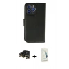 MARSİLYAN™- iPhone 14 Pro Max Kılıf Siluet Işık Serisi - Şeffaf Pasifik Cam Ekran Koruyucu + Raze Metal Kamera Lens - GD