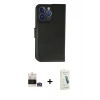MARSİLYAN™- iPhone 14 Pro Max Kılıf Siluet Işık Serisi - Şeffaf Pasifik Cam Ekran Koruyucu + Bilvis Titan Kamera Lens - GS
