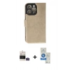 MARSİLYAN™- iPhone 14 Pro Max Kılıf Siluet Işık Serisi - Şeffaf Royal Nano Ekran Koruyucu + Bilvis Titan Kamera Lens - GS
