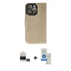 MARSİLYAN™- iPhone 14 Pro Max Kılıf Siluet Işık Serisi - Şeffaf Royal Nano Ekran Koruyucu + Bilvis Titan Kamera Lens - GD