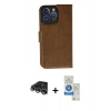 MARSİLYAN™- iPhone 14 Pro Max Kılıf Siluet Işık Serisi - Şeffaf Royal Nano Ekran Koruyucu + Raze Metal Kamera Lens - GS