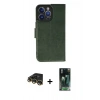 MARSİLYAN™- iPhone 14 Pro Max Kılıf Siluet Işık Serisi - Siyah 360 Mat Full Body Arka Koruyucu + Raze Metal Kamera Lens - GD