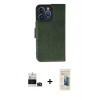 MARSİLYAN™- iPhone 14 Pro Max Kılıf Siluet Işık Serisi - Siyah 6D Mat Seramik Hayalet Nano Ekran Koruyucu + Bilvis Titan Kamera Lens - DNMR