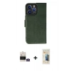 MARSİLYAN™- iPhone 14 Pro Max Kılıf Siluet Işık Serisi - Siyah 6D Mat Seramik Hayalet Nano Ekran Koruyucu + Bilvis Titan Kamera Lens - GS