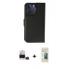 MARSİLYAN™- iPhone 14 Pro Max Kılıf Siluet Işık Serisi - Siyah 6D Mat Seramik Hayalet Nano Ekran Koruyucu + Bilvis Titan Kamera Lens - DNMR