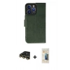 MARSİLYAN™- iPhone 14 Pro Max Kılıf Siluet Işık Serisi - Siyah 6D Mat Seramik Hayalet Nano Ekran Koruyucu + Raze Metal Kamera Lens - GD