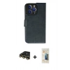 MARSİLYAN™- iPhone 14 Pro Max Kılıf Siluet Işık Serisi - Siyah 6D Mat Seramik Hayalet Nano Ekran Koruyucu + Raze Metal Kamera Lens - GD