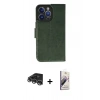 MARSİLYAN™- iPhone 14 Pro Max Kılıf Siluet Işık Serisi - Siyah Bilvis 3D Mat Cam Ekran Koruyucu + Raze Metal Kamera Lens - GS