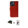 MARSİLYAN™- iPhone 14 Pro Max Kılıf Siluet Işık Serisi - Siyah Bilvis 3D Mat Cam Ekran Koruyucu + Raze Metal Kamera Lens - GD