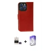 MARSİLYAN™- iPhone 14 Pro Max Kılıf Siluet Işık Serisi - Siyah Bilvis 5in1 3D Magic Cam Ekran Koruyucu + Bilvis Titan Kamera Lens - GD