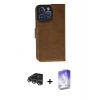 MARSİLYAN™- iPhone 14 Pro Max Kılıf Siluet Işık Serisi - Siyah Bilvis 5in1 3D Magic Cam Ekran Koruyucu + Raze Metal Kamera Lens - GS