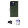 MARSİLYAN™- iPhone 14 Pro Max Kılıf Siluet Işık Serisi - Siyah Bilvis 5in1 3D Magic Cam Ekran Koruyucu + Raze Metal Kamera Lens - GS