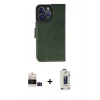 MARSİLYAN™- iPhone 14 Pro Max Kılıf Siluet Işık Serisi - Siyah Bilvis Hayalet Cam Ekran Koruyucu + Bilvis Titan Kamera Lens - SH