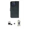 MARSİLYAN™- iPhone 14 Pro Max Kılıf Siluet Işık Serisi - Siyah Bilvis Hayalet Cam Ekran Koruyucu + Bilvis Titan Kamera Lens - SH