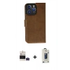 MARSİLYAN™- iPhone 14 Pro Max Kılıf Siluet Işık Serisi - Siyah Bilvis Hayalet Cam Ekran Koruyucu + Bilvis Titan Kamera Lens - DNMR