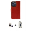 MARSİLYAN™- iPhone 14 Pro Max Kılıf Siluet Işık Serisi - Siyah Bilvis Hayalet Cam Ekran Koruyucu + Bilvis Titan Kamera Lens - DNMR