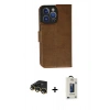 MARSİLYAN™- iPhone 14 Pro Max Kılıf Siluet Işık Serisi - Siyah Bilvis Hayalet Cam Ekran Koruyucu + Raze Metal Kamera Lens - GD
