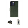 MARSİLYAN™- iPhone 14 Pro Max Kılıf Siluet Işık Serisi - Siyah Bilvis Hayalet Cam Ekran Koruyucu + Raze Metal Kamera Lens - GD