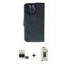MARSİLYAN™- iPhone 14 Pro Max Kılıf Siluet Işık Serisi - Siyah Bilvis Hayalet Cam Ekran Koruyucu + Gümüş Bilvis Titan Kamera Lens