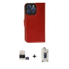 MARSİLYAN™- iPhone 14 Pro Max Kılıf Siluet Işık Serisi - Siyah Bilvis Hayalet Cam Ekran Koruyucu + Gümüş Bilvis Titan Kamera Lens