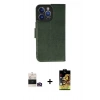 MARSİLYAN™- iPhone 14 Pro Max Kılıf Siluet Işık Serisi - Siyah Buffer Cam Ekran Koruyucu + Bilvis Titan Kamera Lens - GD