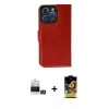 MARSİLYAN™- iPhone 14 Pro Max Kılıf Siluet Işık Serisi - Siyah Buffer Cam Ekran Koruyucu + Bilvis Titan Kamera Lens - GD