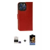 MARSİLYAN™- iPhone 14 Pro Max Kılıf Siluet Işık Serisi - Siyah Buffer Hayalet Cam Ekran Koruyucu + Bilvis Titan Kamera Lens - GS