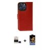 MARSİLYAN™- iPhone 14 Pro Max Kılıf Siluet Işık Serisi - Siyah Buffer Hayalet Cam Ekran Koruyucu + Siyah Bilvis Titan Kamera Lens