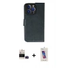 MARSİLYAN™- iPhone 14 Pro Max Kılıf Siluet Işık Serisi - Siyah Joko 5D Cam + Bilvis Titan Kamera Lens - DNMR