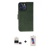 MARSİLYAN™- iPhone 14 Pro Max Kılıf Siluet Işık Serisi - Siyah Joko 5D Cam + Gold Bilvis Titan Kamera Lens